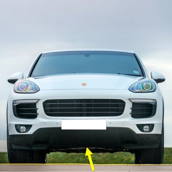 Porsche Cayenne 2015-2018 Ön Tampon Alt Kaplama Spoyler 95850510000 ürün görseli 1
