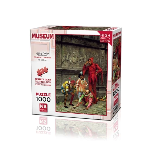 20662 Jesters Playing Cochonnet 1000 Parça Puzzle -KS Puzzle ürün görseli 1