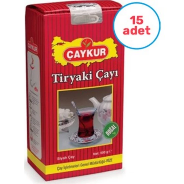 Çaykur Tiryaki Çay 500 gr 15'li Paket ürün görseli 1