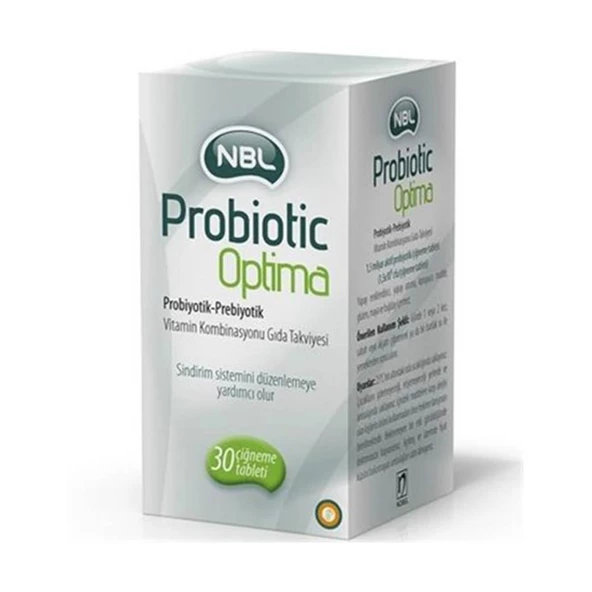 NBL Probiotic Optima 30 Çiğneme Tableti ürün görseli 1