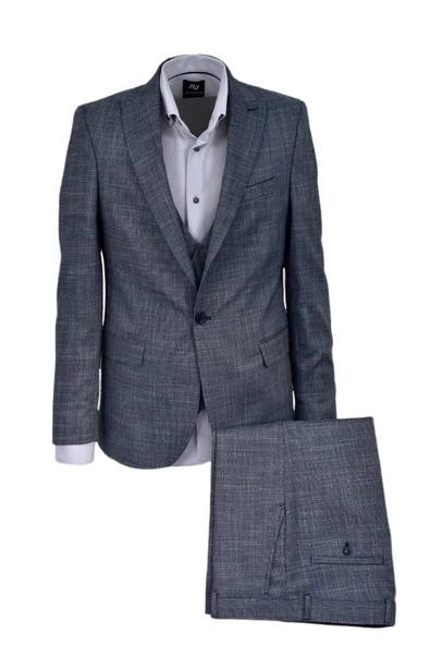 Erkek Hasır Silim Fit Takım Elbise BGL-ST03495 ürün görseli 1