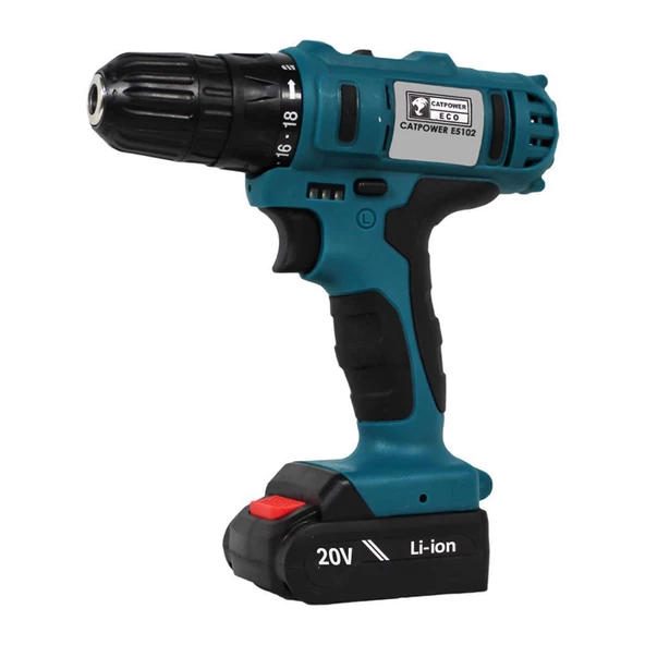 Catpower E5102 20V 1.5Ah Li-İon Çift Akülü Matkap Vidalama ürün görseli 1