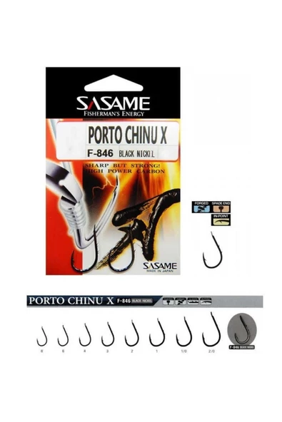 Sasame Porto Chinu X F-846 Serisi Olta İğnesi No: 1 ürün görseli 1