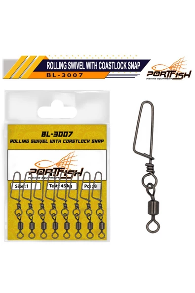 Portfish BL-3007 Kilitli Klips No:1 ürün görseli 1
