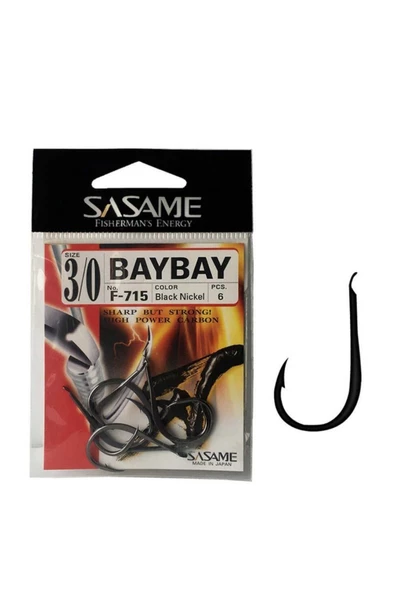 Sasame Bay Bay F-715 Serisi Olta İğnesi No:3 ürün görseli 1