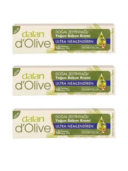 Dalan D'Olive Yoğun Bakım Kremi 20Ml 3'Lü Set ürün görseli 1