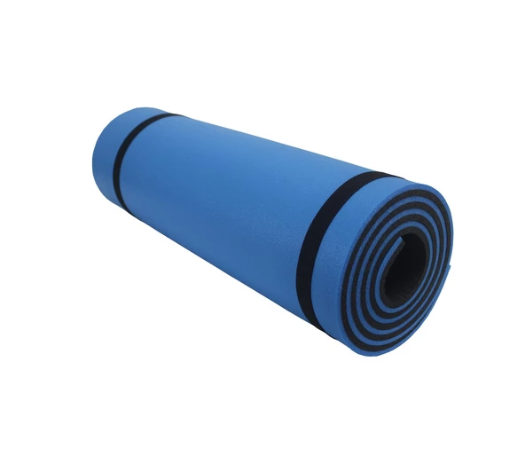 180X55cm 10mm Mavi-Siyah Yoga-Pilates Matı ürün görseli 1
