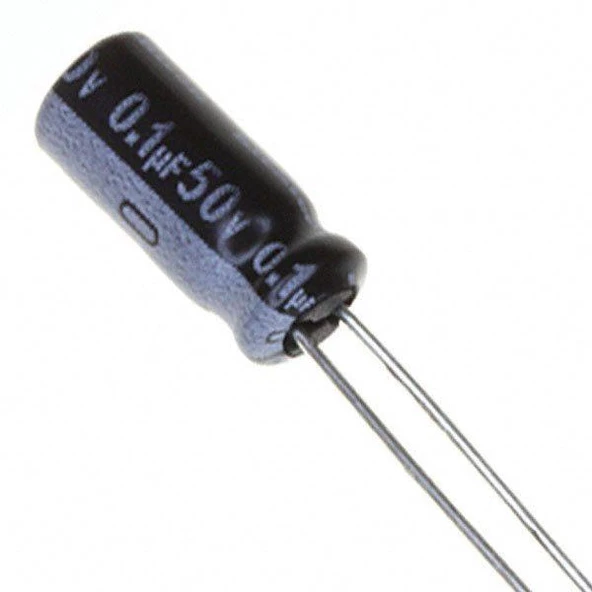 0.1uF 50V Elektrolit Kondansatör ürün görseli 1