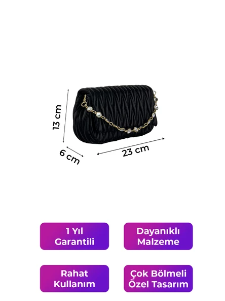 Kriste Bell Kadın Çanta Siyah 26407 - Resim 2