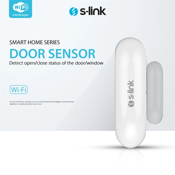 S-Link Swapp SL-EG01 Akıllı Ev güvenliği Kablosuz Kapı Pencere Manyetik Sensör - 32840 ürün görseli 1