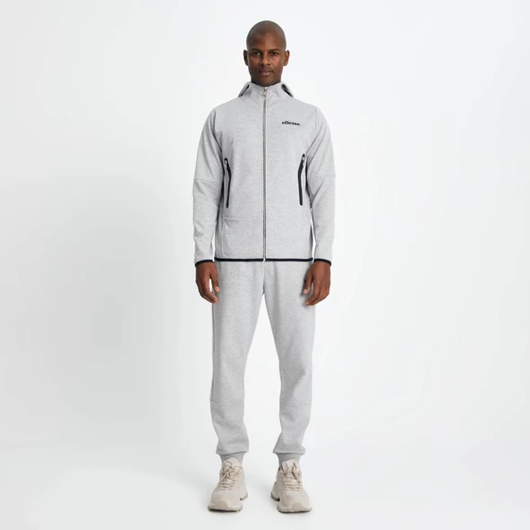 Ellesse Erkek Sweatshirt Fermuarlı Kapüşonlu Gri ürün görseli 1