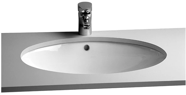VitrA S20 6069B003-0012 Tezgah Altı Lavabo, 52 cm, Beyaz ürün görseli 1