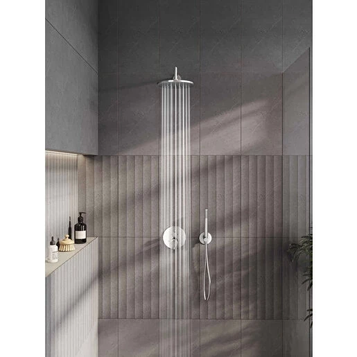 VitrA A45652 Duş Başlığı Dirseği Uzun Duvardan Krom - Resim 4