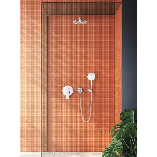 VitrA A45652 Duş Başlığı Dirseği Uzun Duvardan Krom - Resim 2