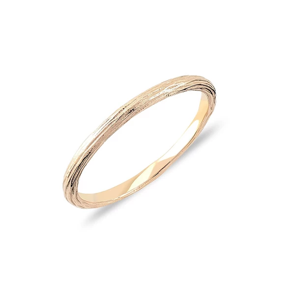 14k Altın Cabaret Wooden Yüzük ürün görseli 1