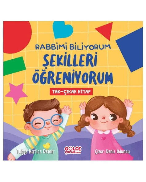 Rabbimi Biliyorum Şekilleri Öğreniyorum Tak Çıkar Kitap ürün görseli 1