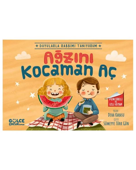 Ağzını Kocaman Aç Duyularla Rabbimi Tanıyorum 4 Pencereli Kitap ürün görseli 1