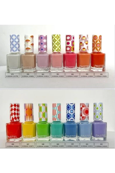 Oje Yaz Yeni Renkler Summer 14 Lü Set ürün görseli 1
