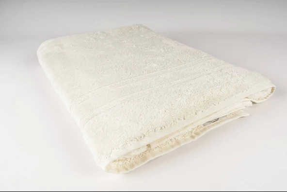 Soft Banyo Havlusu Krem 100x180 Cm ürün görseli 1