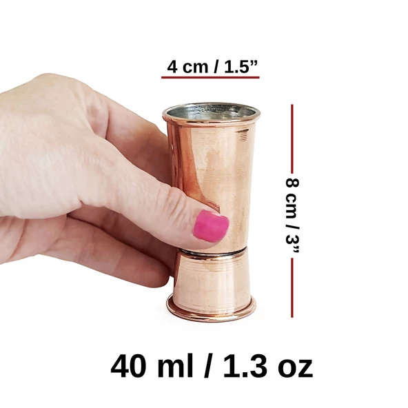 Shark Anatolia Bakır Shot Bardağı 40ml - Resim 4