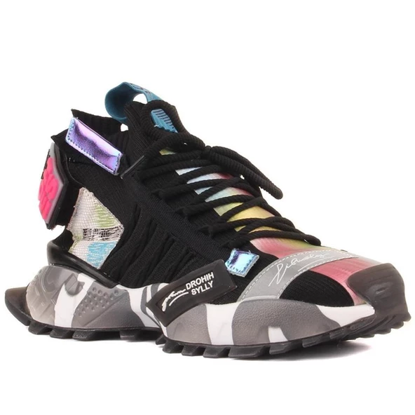 GUJA 24Y303 İTHAL FASHİON TEXTİL KADIN SNEAKER SPOR AYAKKABI ürün görseli 1