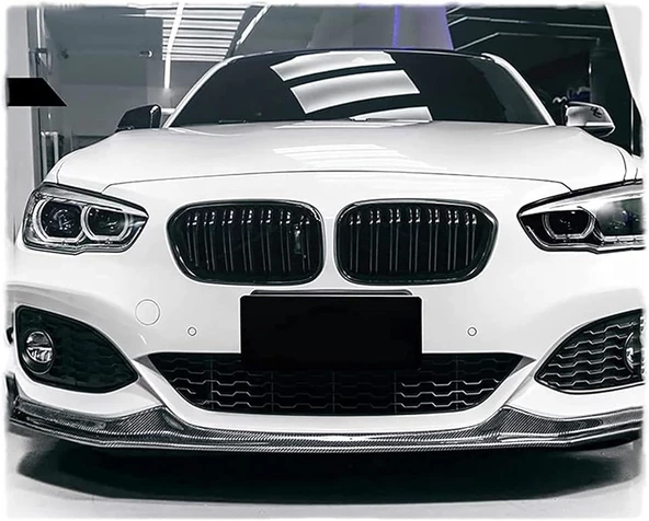 Bmw F20 ön böbrek panjur 2015+ (makyajlı) çift tırnak-pianoblack ürün görseli 1