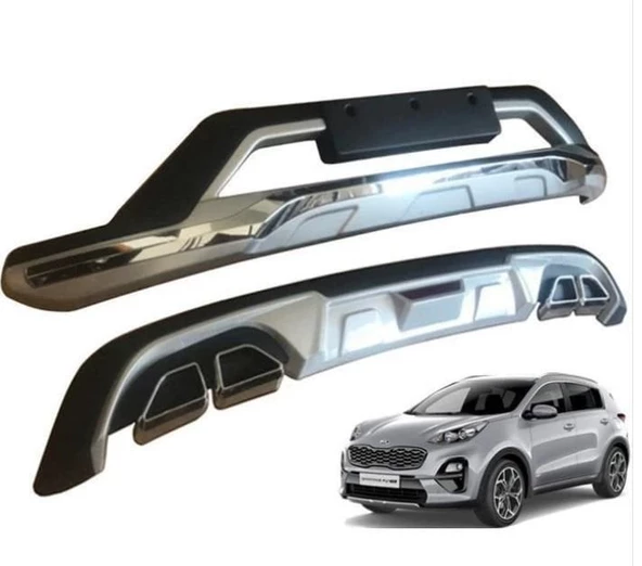 Kia sportage ön ve arka tampon koruma difüzör 2019+ makyajlı kasa uyumlu ürün görseli 1