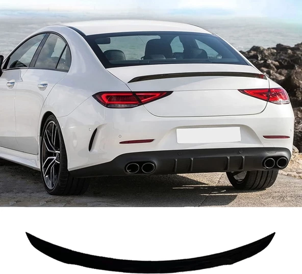 Mercedes Cls Boyalı Spoiler 2019+ modeller(Pianoblack) ürün görseli 1