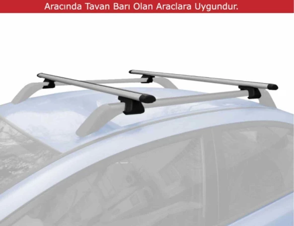 Ara Atkı Tavan Barı 120 cm Üsttek sıkmalı model Space ürün görseli 1
