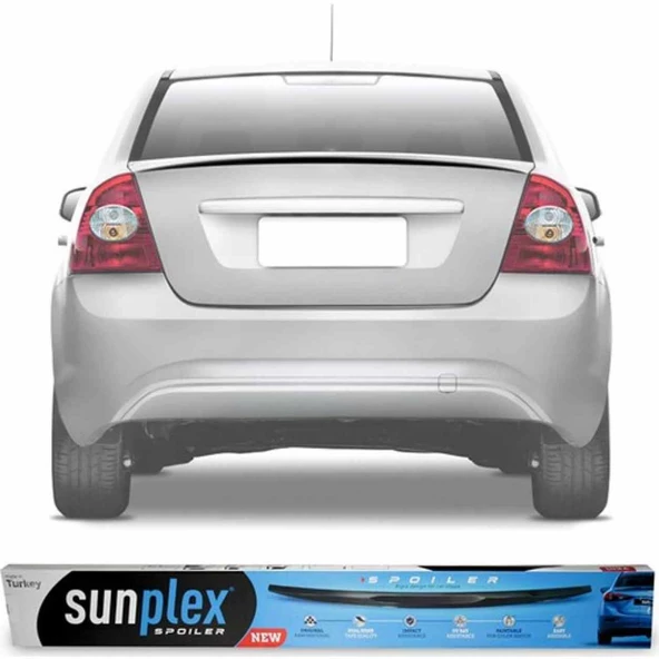 Ford Focus 2 Sedan Spoiler Piano Black 2004-2010 arası modellere uyumlu Sunplex ürün görseli 1