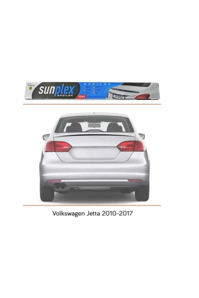 Vw Jetta Spoiler Piano Black 2010-2017 arası modellere uyumlu Sunplex ürün görseli 1