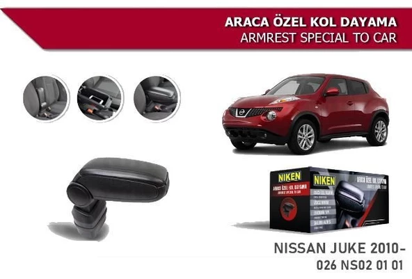 Nissan Juke Araca Özel Kol Dayama Kolçak 2010 ve sonrası Niken ürün görseli 1