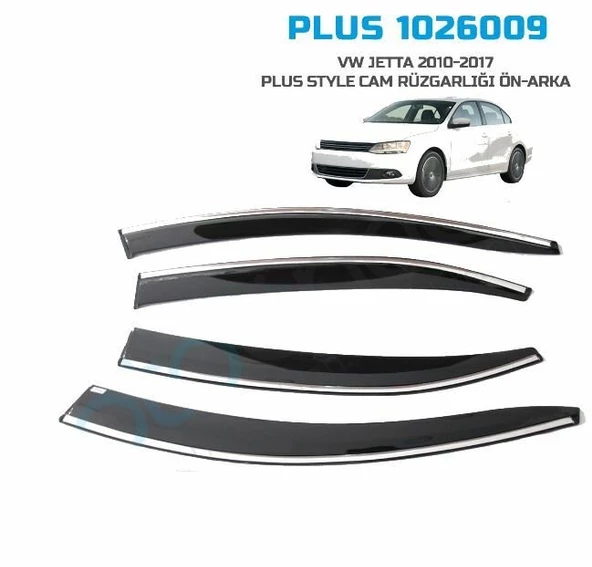Vw Jetta Kromlu Cam Rüzgarlığı 2010-2017 arası Sunplex ürün görseli 1
