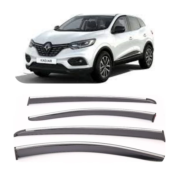 Renault Kadjar Kromlu Cam Rüzgarlığı 2015-2021 arası Sunplex ürün görseli 1