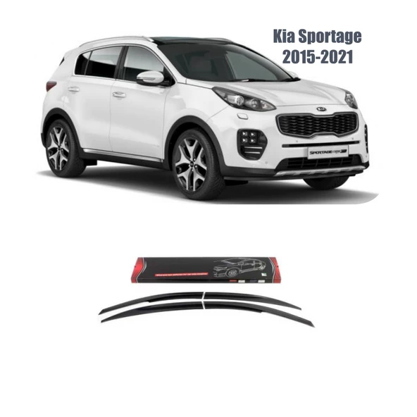 Kia Sportage Mugen Cam Rüzgarlığı 2015-2021 arası 4'lü Sunplex ürün görseli 1