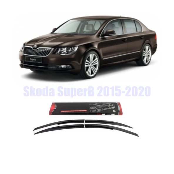 Skoda SuperB Mugen Cam Rüzgarlığı 2015-2020 arası 4'lü Sunplex ürün görseli 1