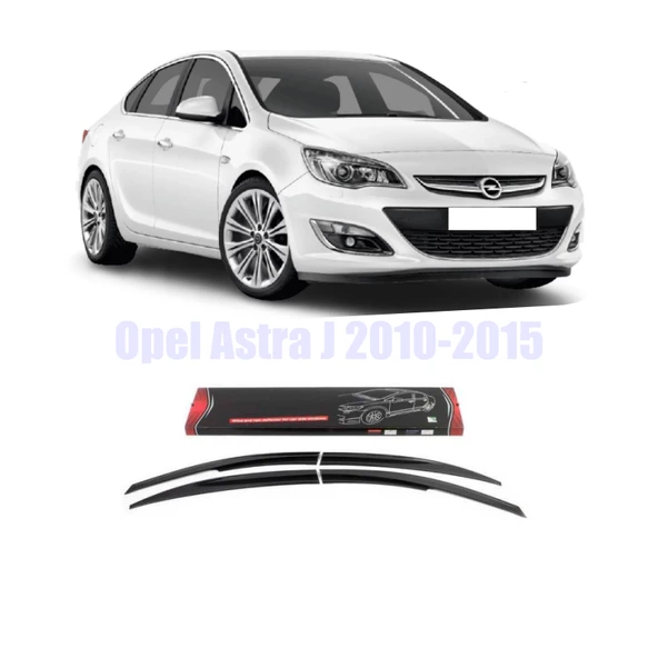 Opel Astra J Mugen Cam Rüzgarlığı 2010-2015 arası 4'lü Sunplex ürün görseli 1