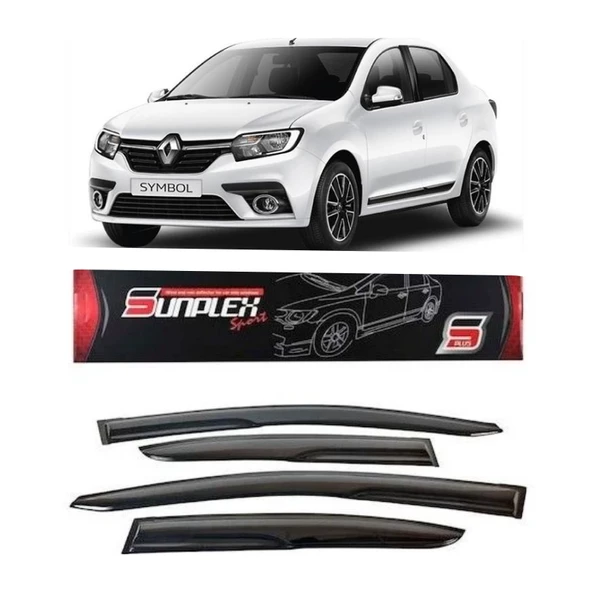 Renault Symbol Mugen Cam Rüzgarlığı 2013 sonrası 4'lü Sunplex ürün görseli 1