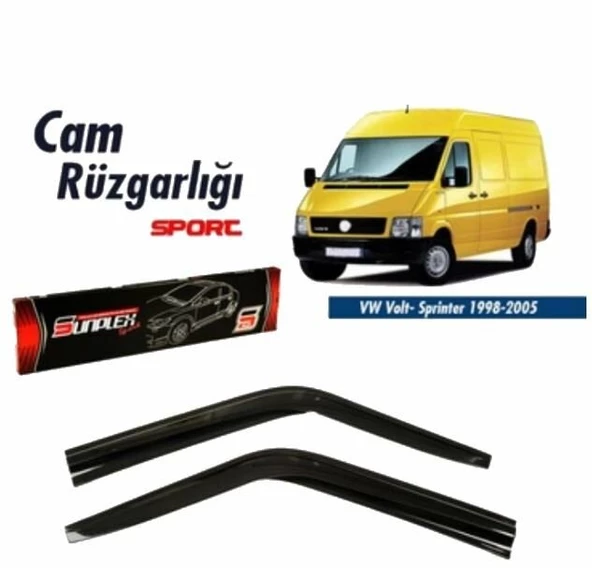 Mercedes Sprinter Mugen Cam Rüzgarlığı 1998-2007 arası 2'li Sunplex ürün görseli 1