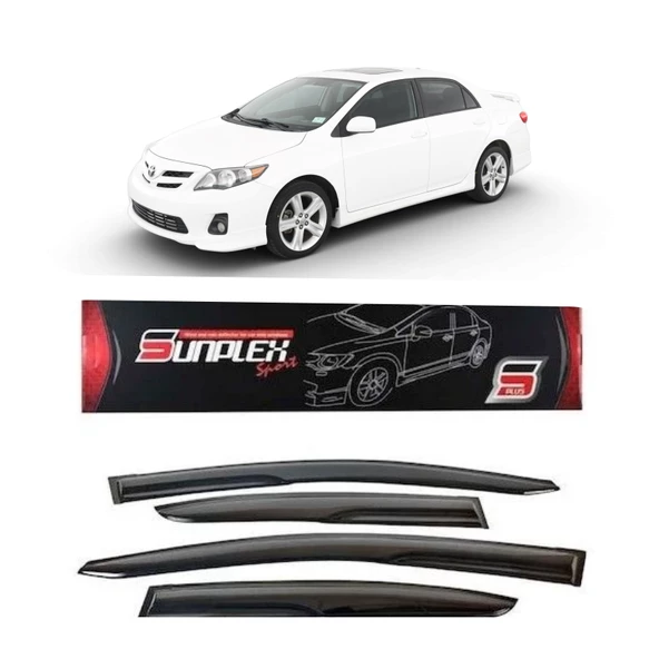 Toyota Corolla Mugen Cam Rüzgarlığı 2013-2018 arası 4'lü Sunplex ürün görseli 1