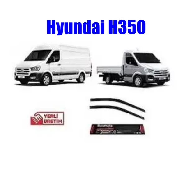Hyundai H350 Mugen Cam Rüzgarlığı tüm modeller 2'li Sunplex ürün görseli 1