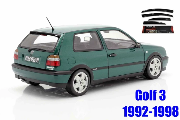 Vw Golf 3 Mugen Cam Rüzgarlığı 1992-1998 arası 4'lü Sunplex ürün görseli 1