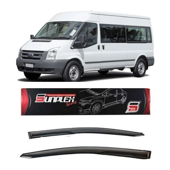 Ford Transit Mugen Cam Rüzgarlığı 2002-2013 arası 2'li Sunplex ürün görseli 1