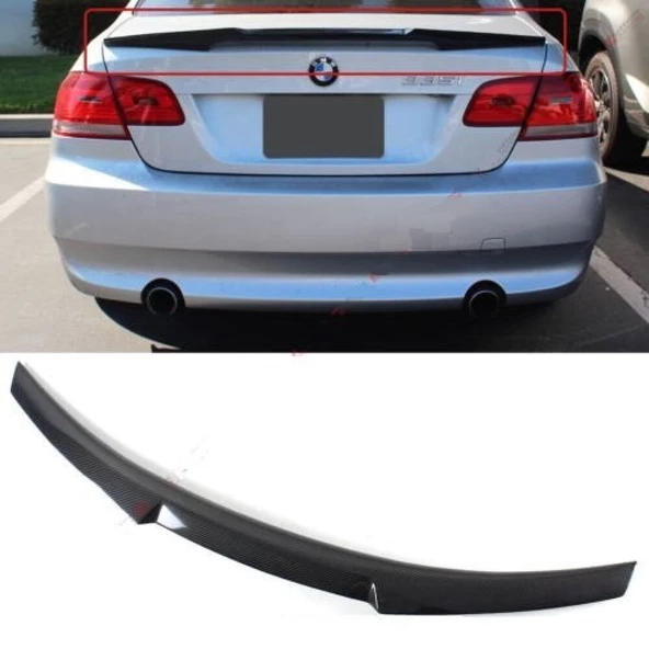 Bmw E92 coupe M4 boyalı spoiler (Pianoblack) 2005-2012 arası ürün görseli 1