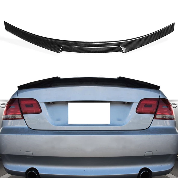 Bmw E92 coupe M4 boyalı spoiler (Pianoblack) 2005-2012 arası - Resim 3