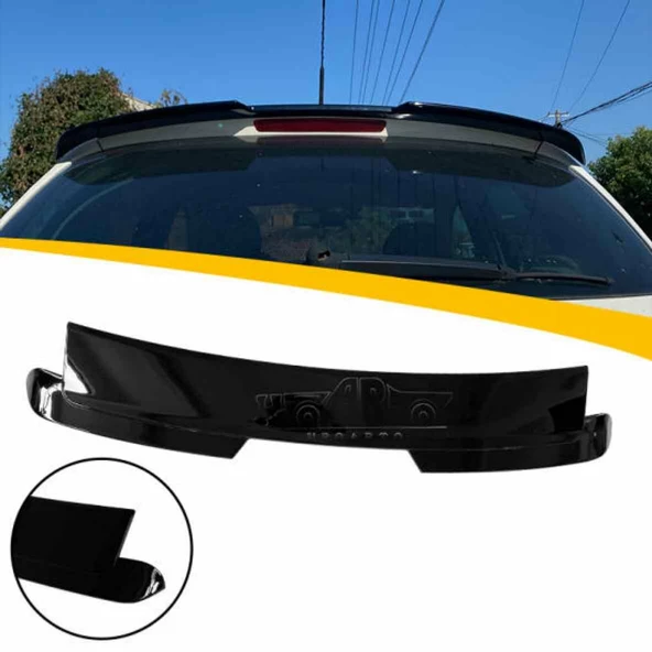 Seat İbiza spoiler boyalı (Pianoblack) 2008-2017 arası ürün görseli 1
