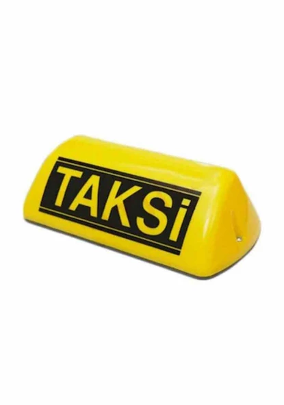 Taksi Levhası Camı Sarı (Yazısız Model) - Resim 3