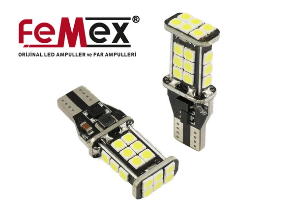 Honda Civic FE Geri Vites Led Ampulu FEMEX W16W T15 Platinum ürün görseli 1