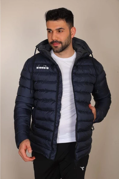 Diadora Asos  - Erkek Lacivert Şişme Mont - AsosLacivert ürün görseli 1