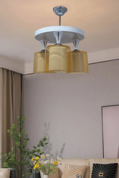 D-light Begonya Avize Beyaz ürün görseli 1